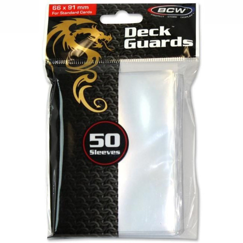 BCW - Deck Guard Card Sleeves (50) - Clear