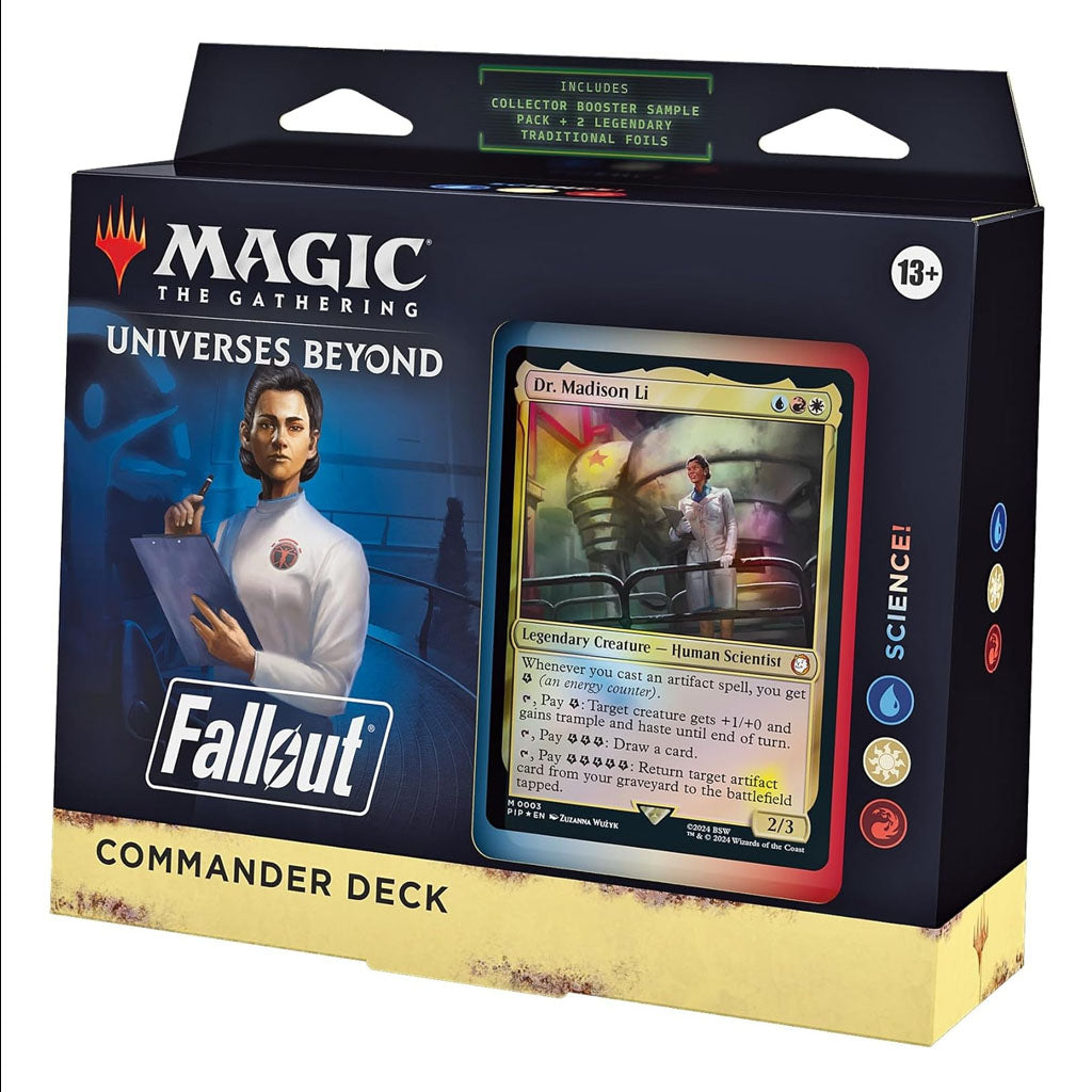 Magic The Gathering: Universes Beyond Fallout Commander Deck - Science!