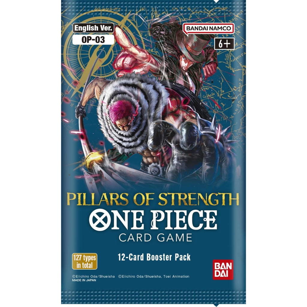 One Piece Card Game Pillars of Strength (OP-03) Booster Display