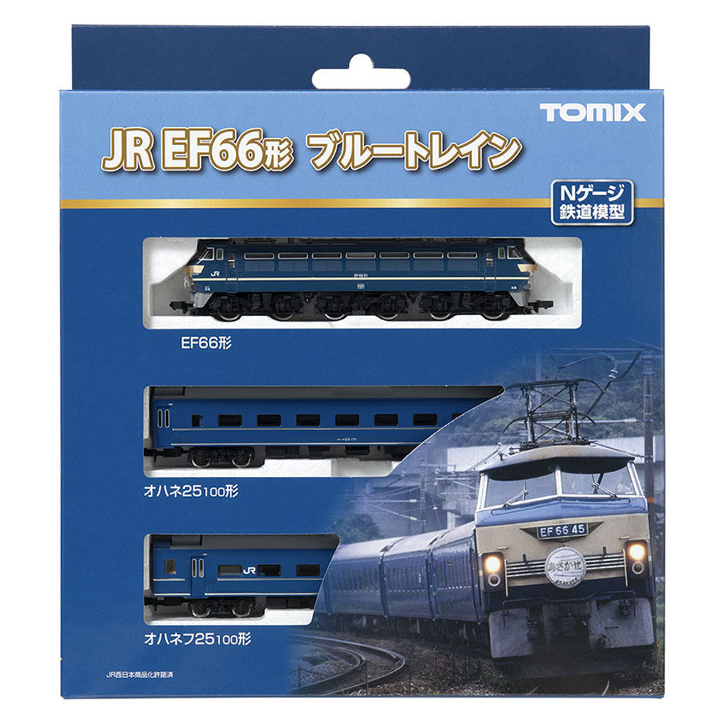 Tomix Trains - TMX98388 - N EF66 Blue Train, 3 Cars Pack