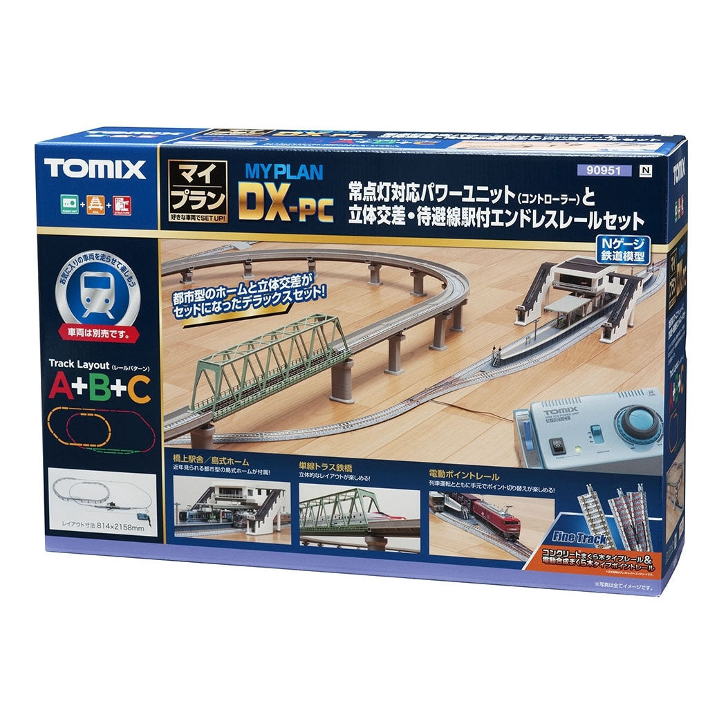Tomix Trains - TMX90951 - Tomix N Track Set DX-PC