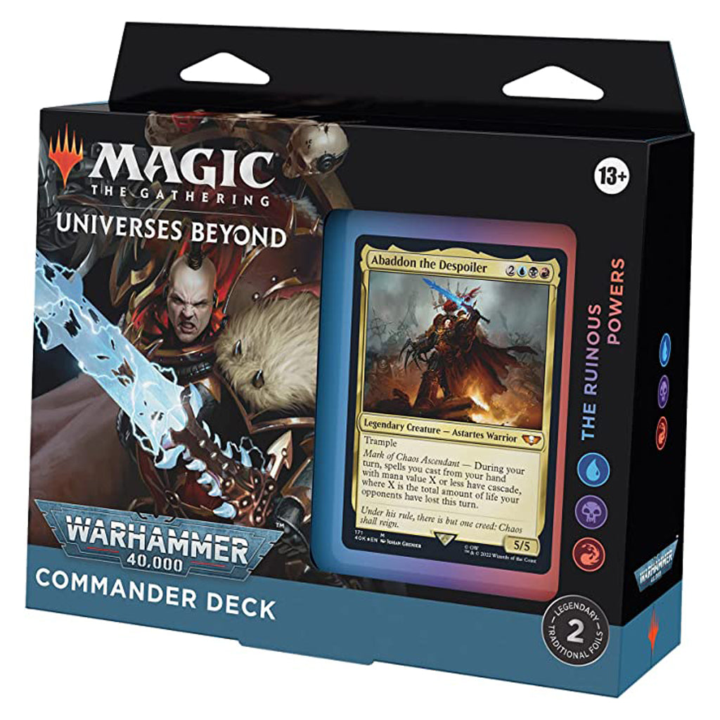 Magic the Gathering: Universes Beyond - Warhammer 40,000 Commander Deck - The Ruinous Powers