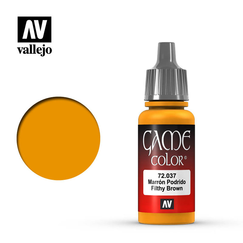 Vallejo Game Colour - Filthy Brown 17 ml
