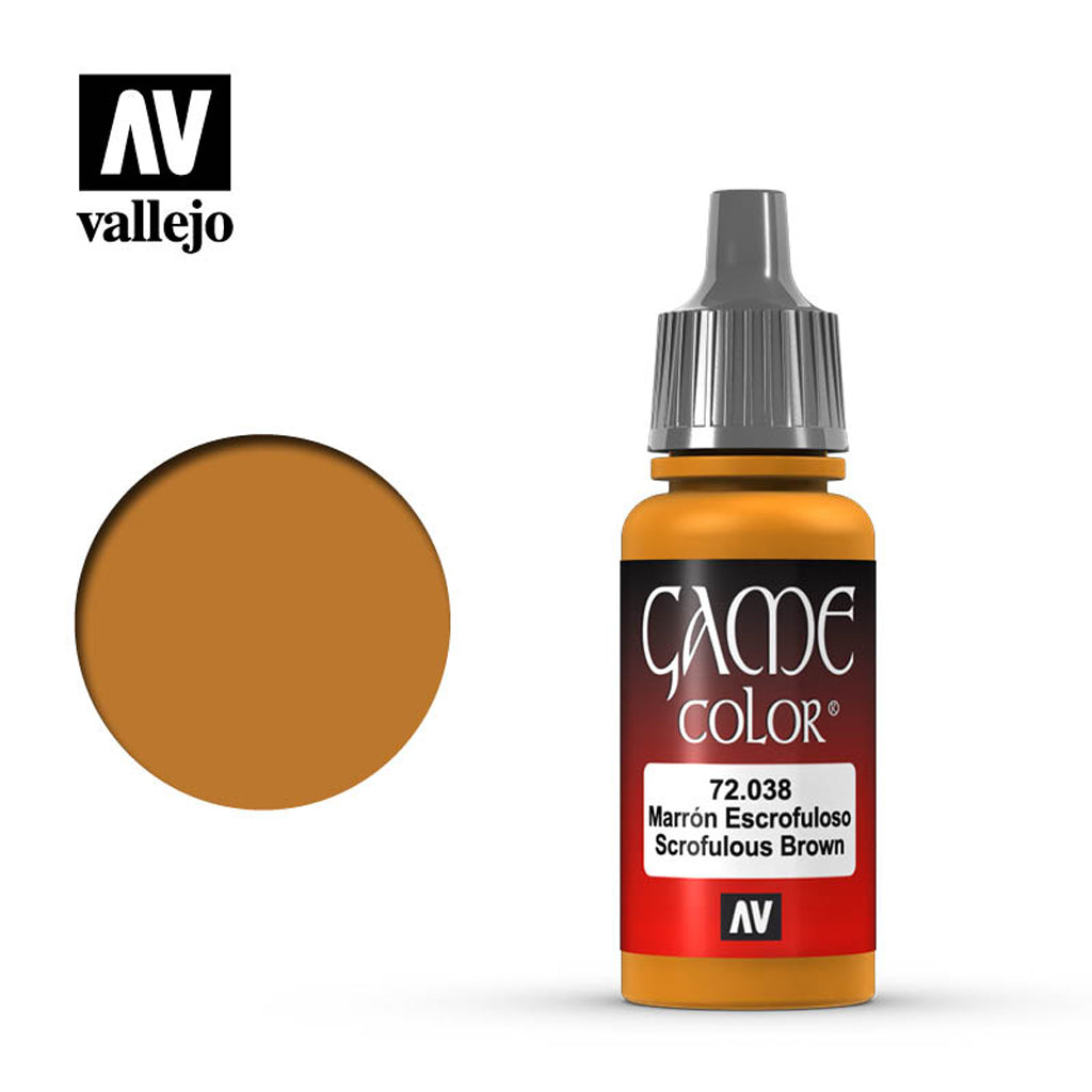 Vallejo Game Colour - Scrofulous Brown 17 ml