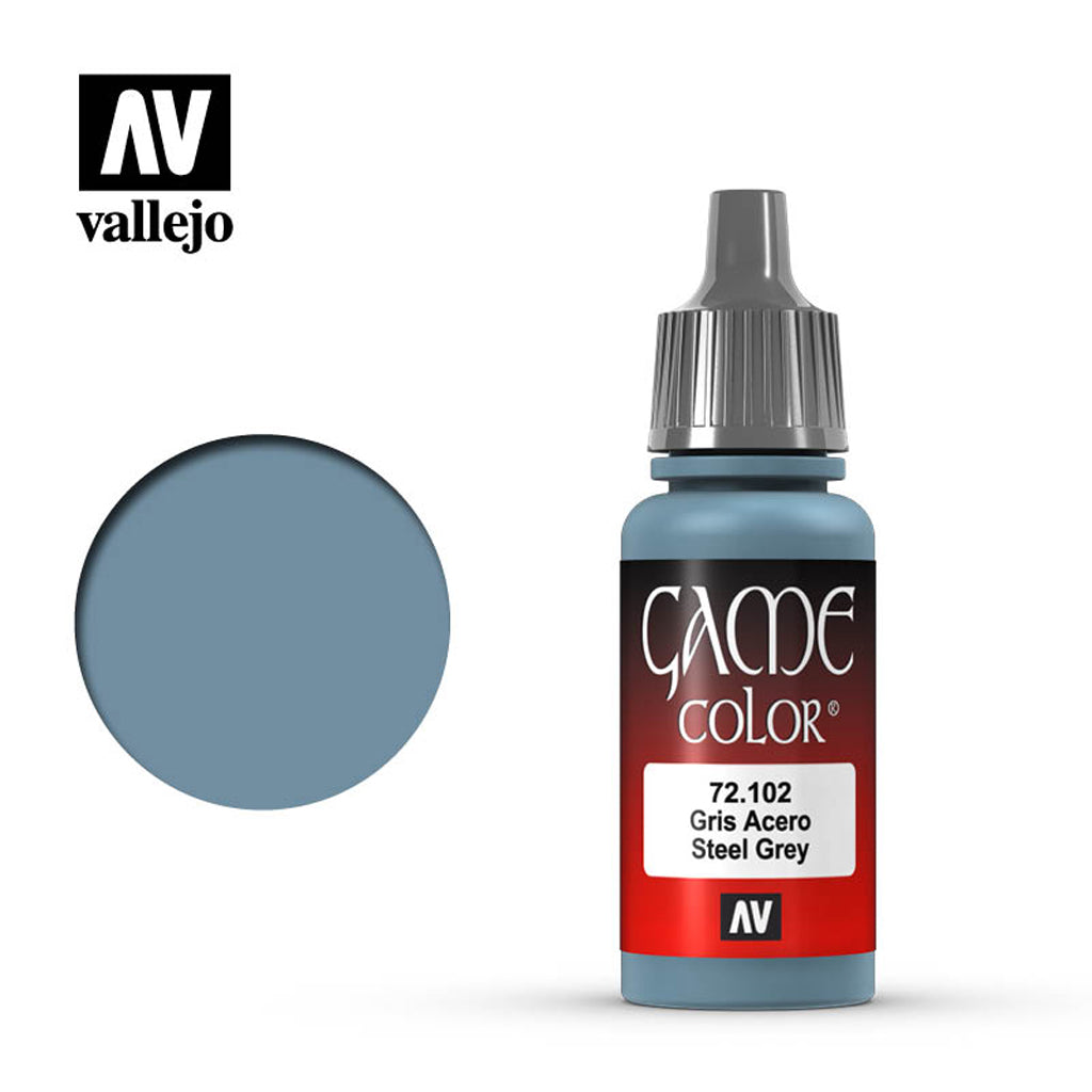 Vallejo Game Colour - Steel Grey 72102 17 ml