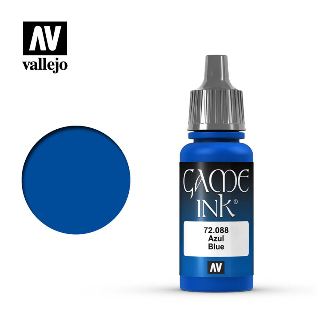 Vallejo Game Ink - Azul Blue 72088 17 ml