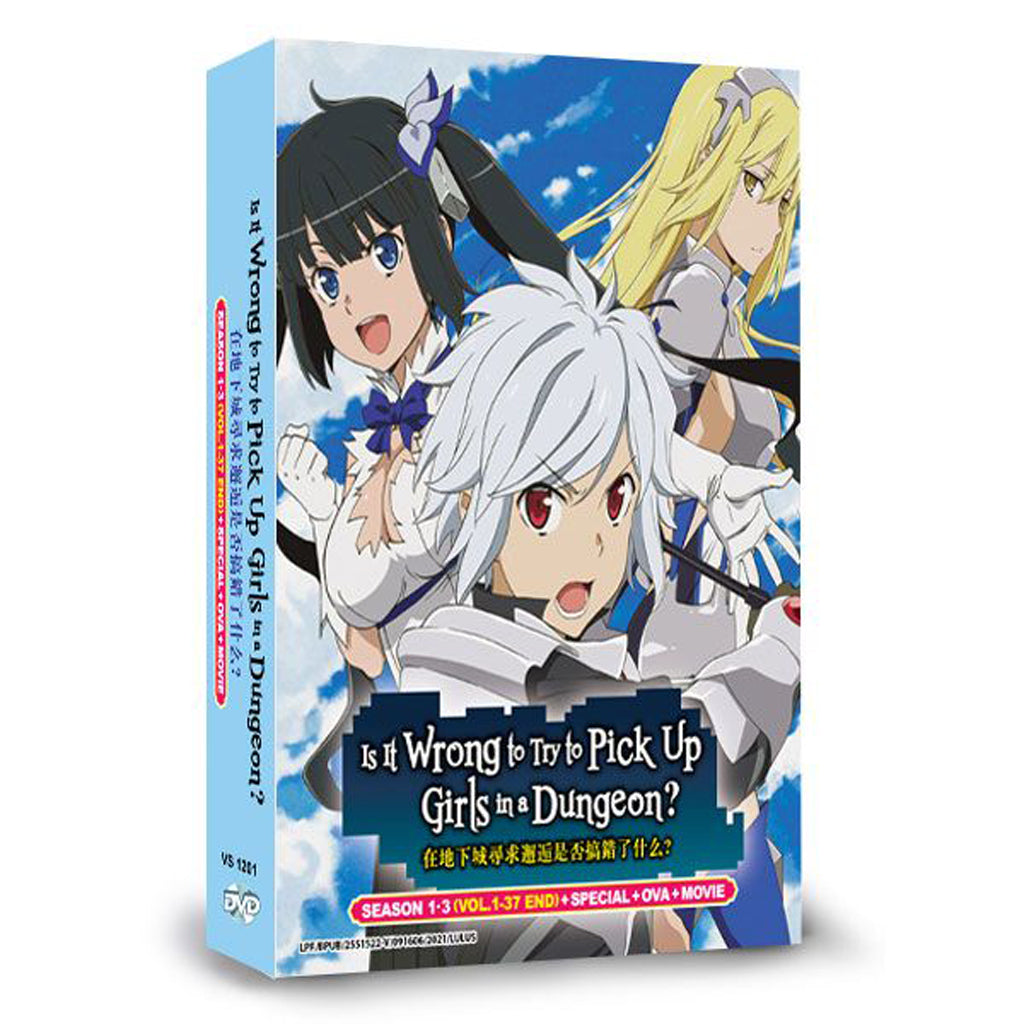 Is it Wrong to Pick up Girls in a Dungeon? DVD Complete Collection