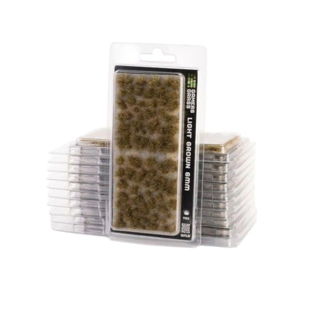 Gamers Grass - Grass Tufts - 6mm - Light Brown - Wild