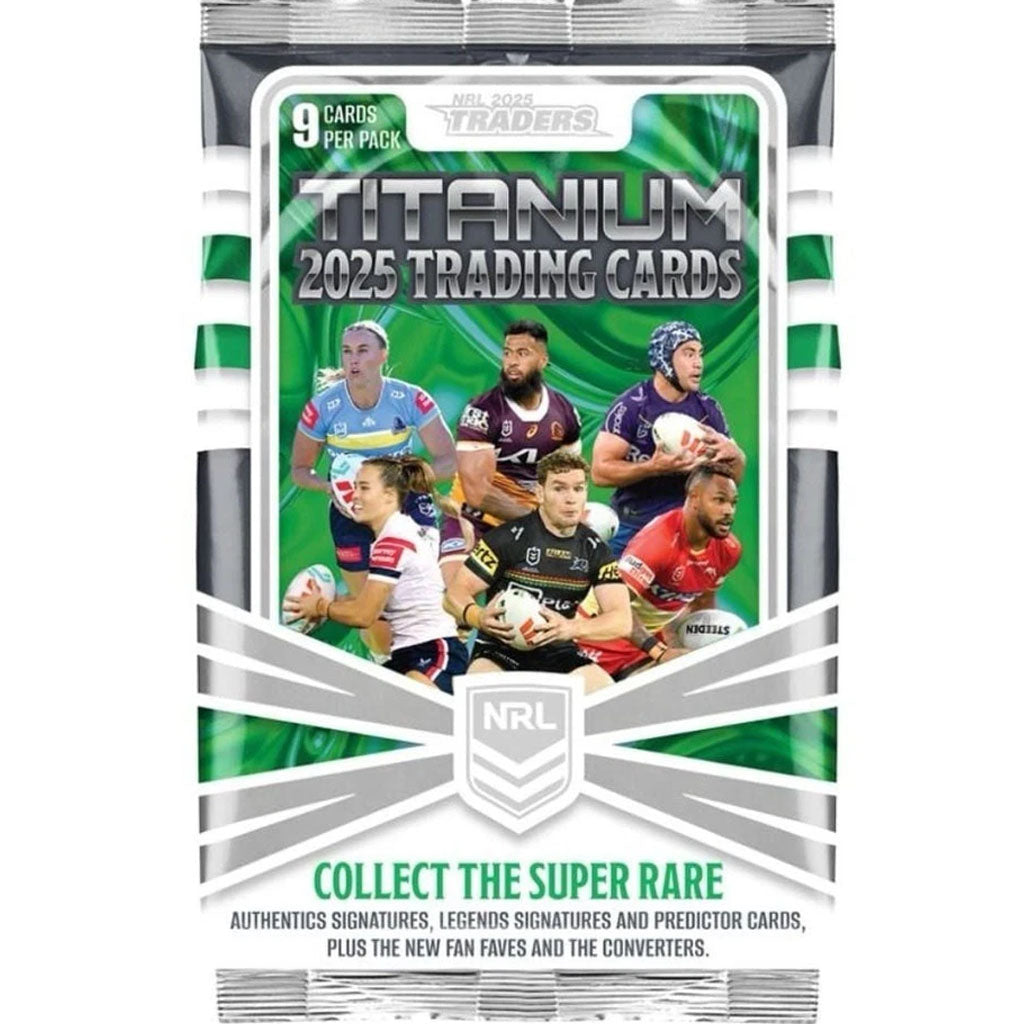 NRL Rugby League - 2025 Traders Titanium Trading Cards Booster Pack