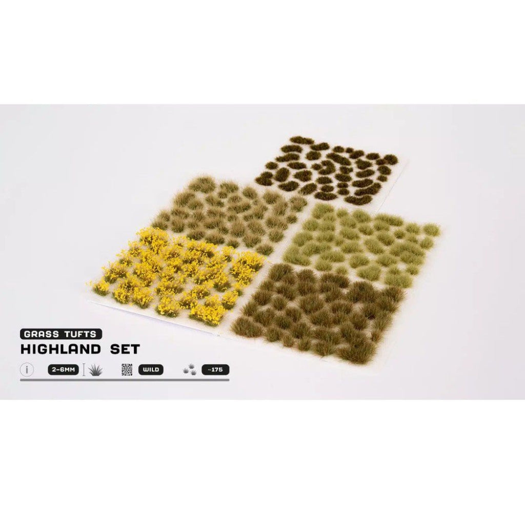 Gamers Grass - Grass Tufts - Tuft Sets - Highland Tuft Set
