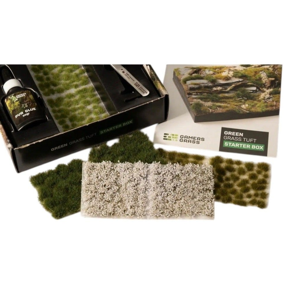 Gamers Grass - Box Sets - Grass Tuft Starter Box - Green