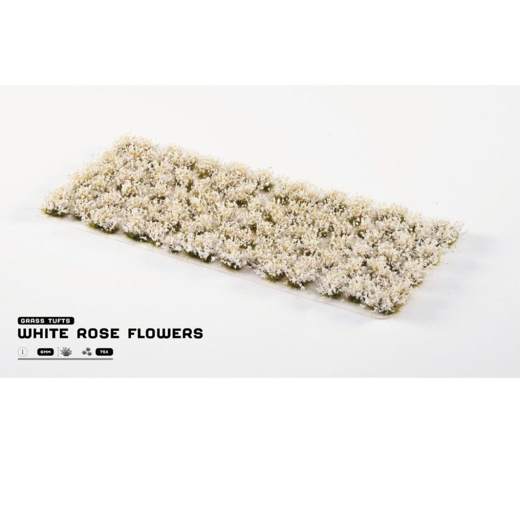 Gamers Grass - Grass Tufts - Flowers - White Rose