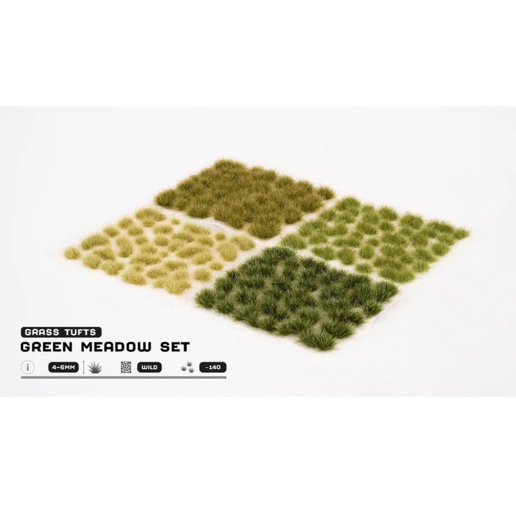 Gamers Grass - Grass Tufts - Tuft Sets - Green Meadow Set