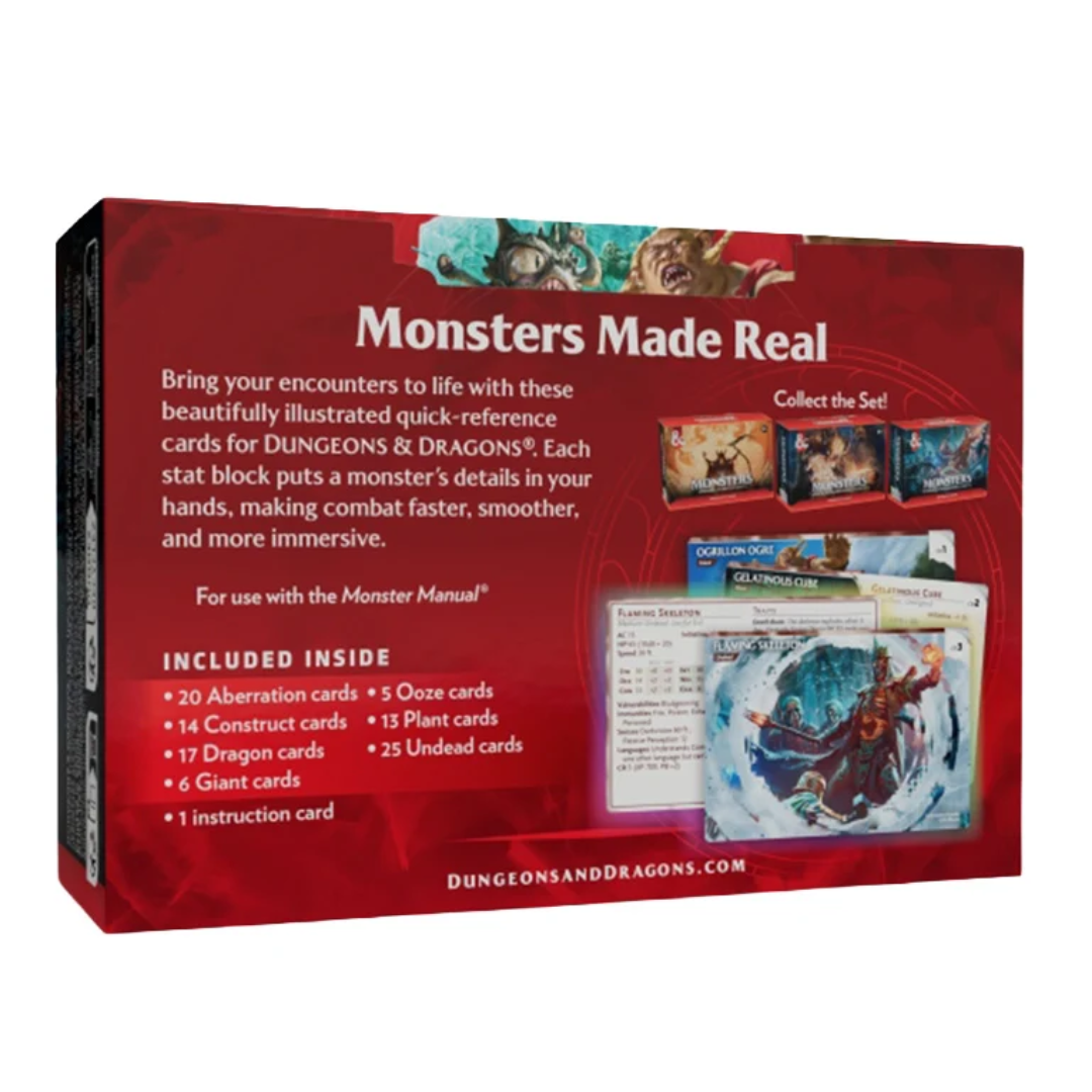 D&amp;D Reference Cards - Monsters: Fearsome and Ferocious
