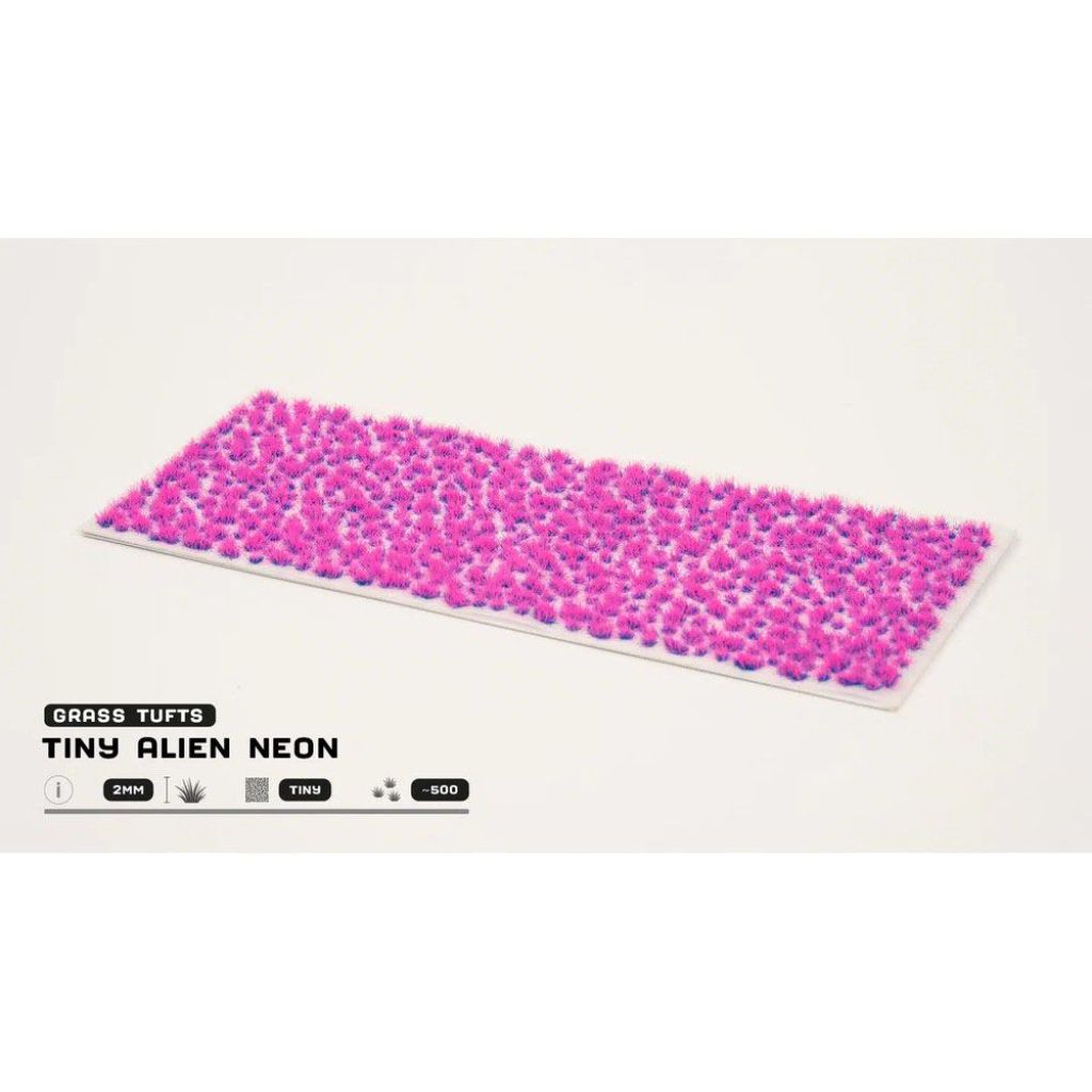 Gamers Grass - Grass Tufts - Tiny Tufts - Tiny Alien Neon
