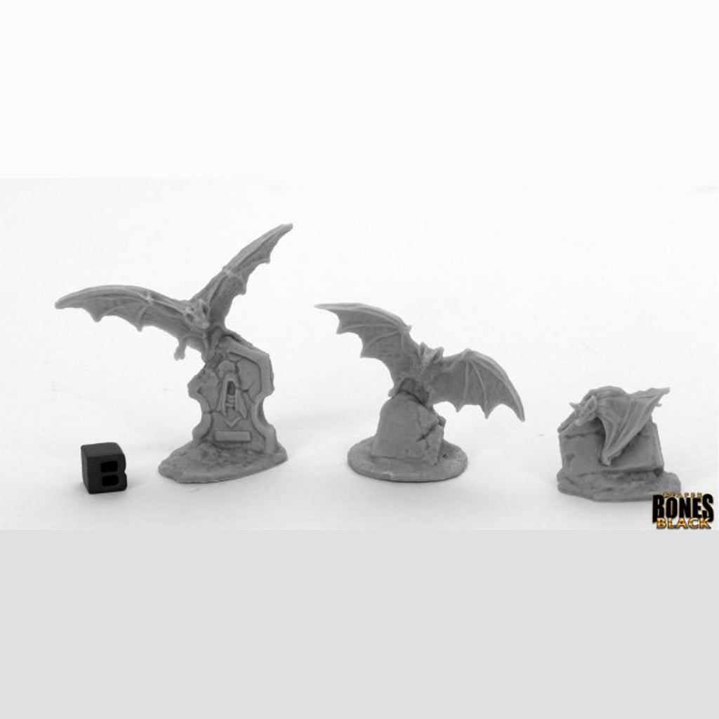 Reaper Bones Black - Giant Bats (3) - 44040