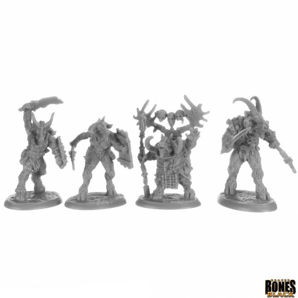 Reaper Bones Black - Beastmen - 44152