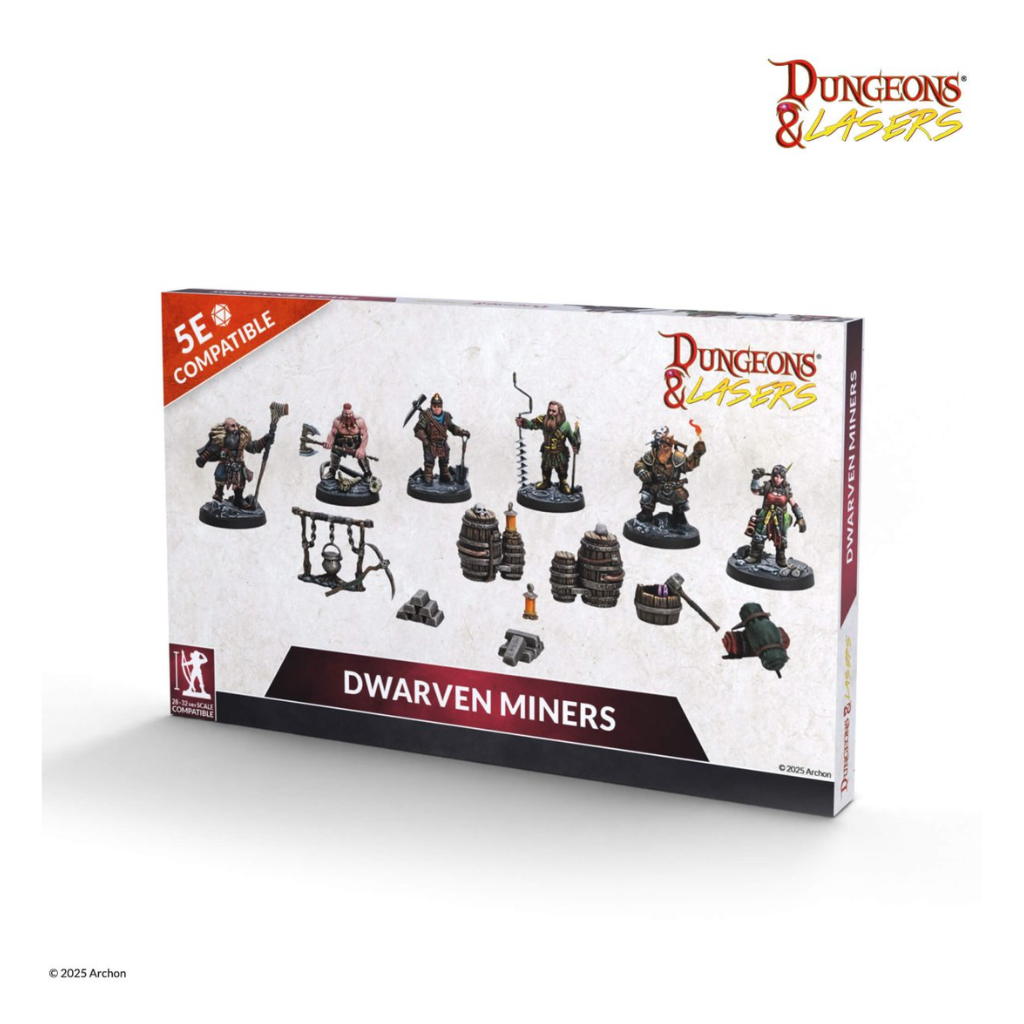 Archon Studio - DNL0112 Dungeons & Lasers Dwarven Miners