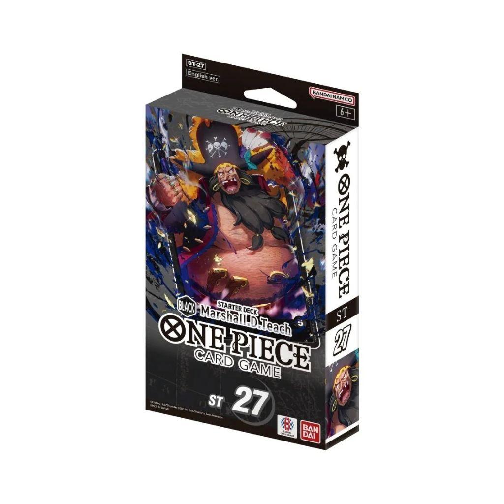 One Piece Card Game: Starter Deck Display – (Black) Marshall.D.Teach [ST-27]