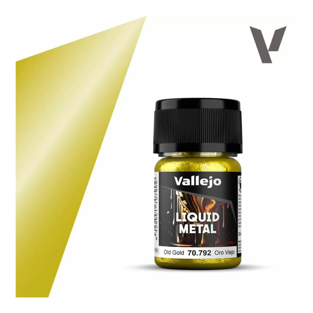 Vallejo Liquid Metal - Old Gold 35 ml