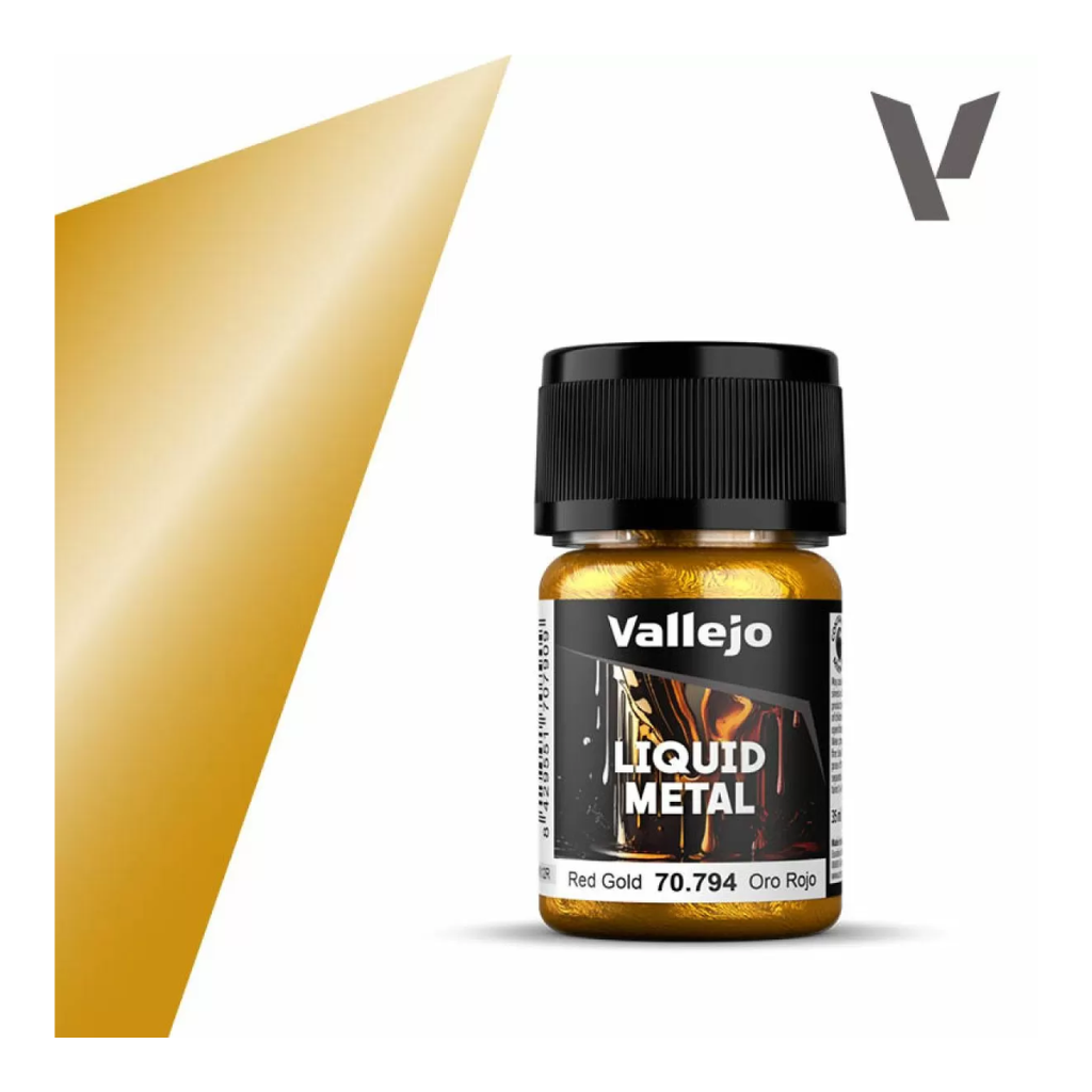 Vallejo Liquid Metal - Red Gold 35 ml