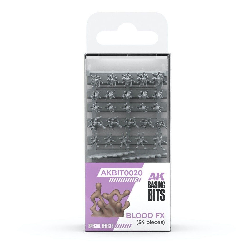 AK Interactive - Basing Bits - Blood Fx - 54 Pieces