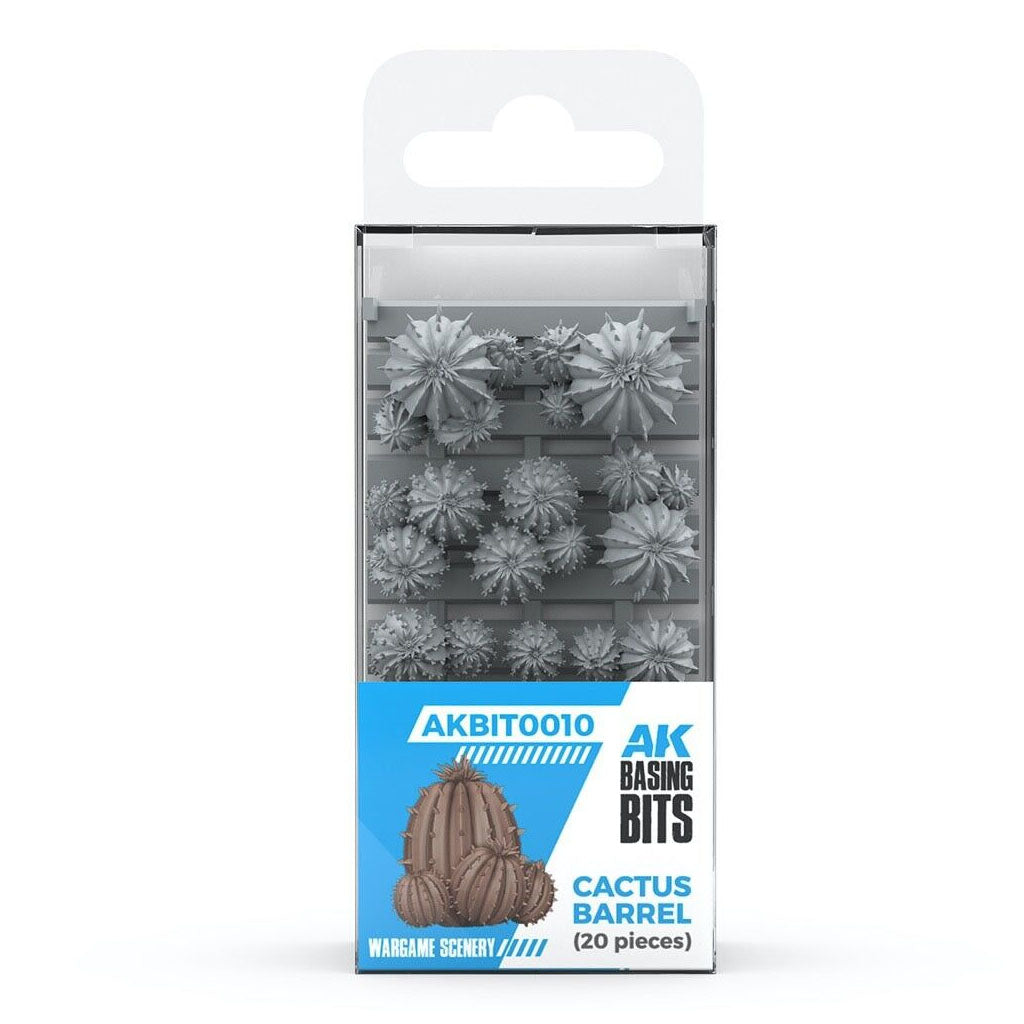 AK Interactive - Basing Bits - Cactus Barrel - 20 Pieces