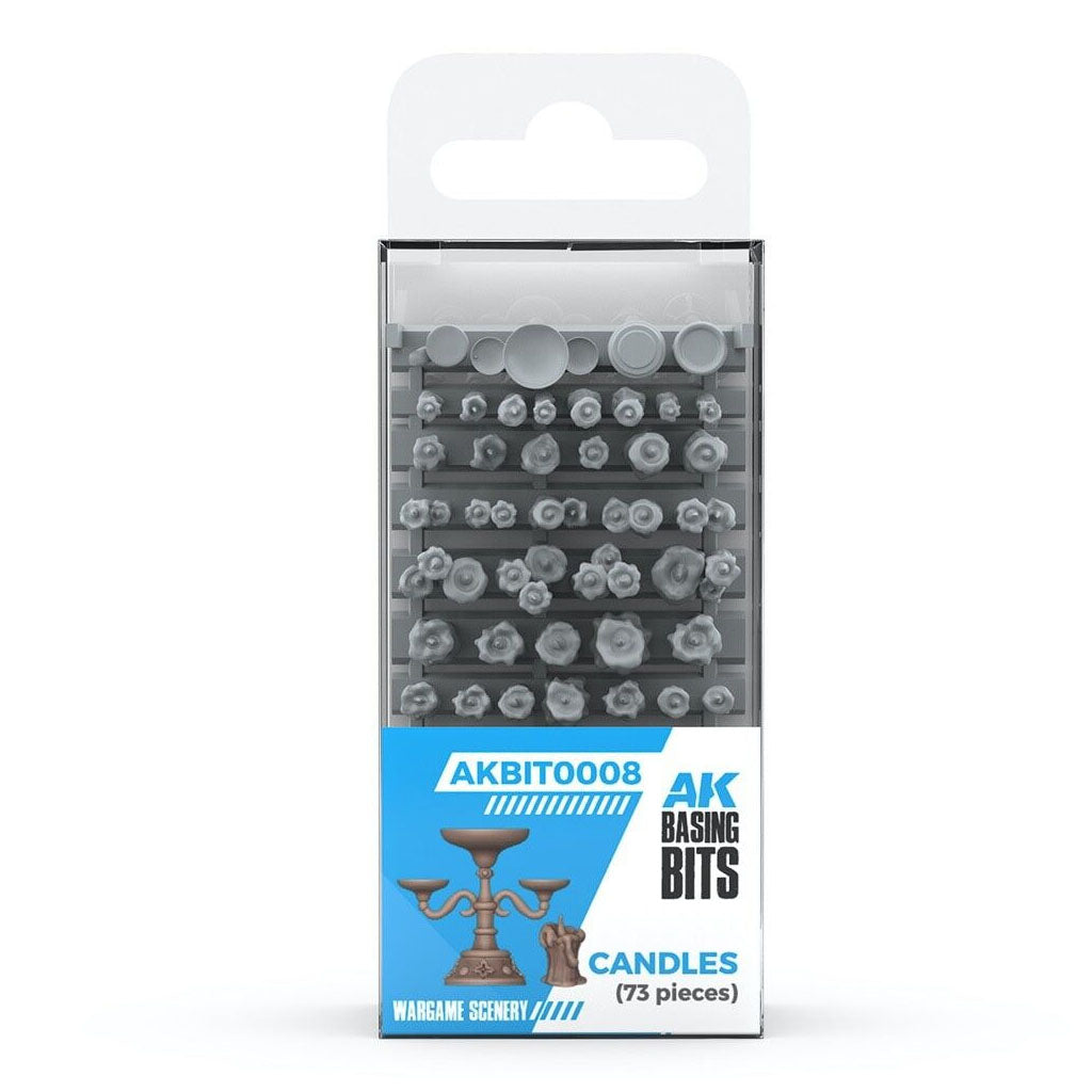 AK Interactive - Basing Bits - Candles - 73 Pieces