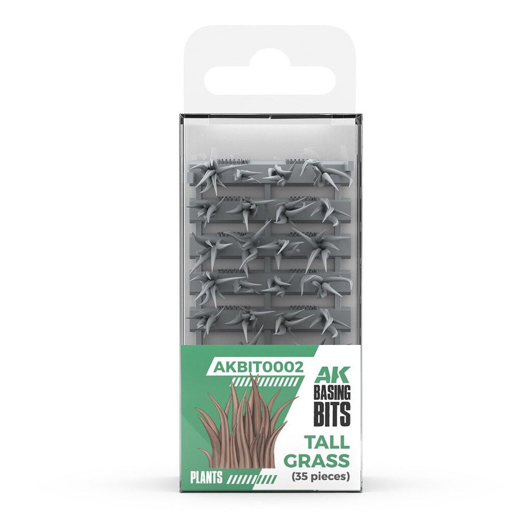 AK Interactive - Basing Bits - Tall Grass - 35 Pieces