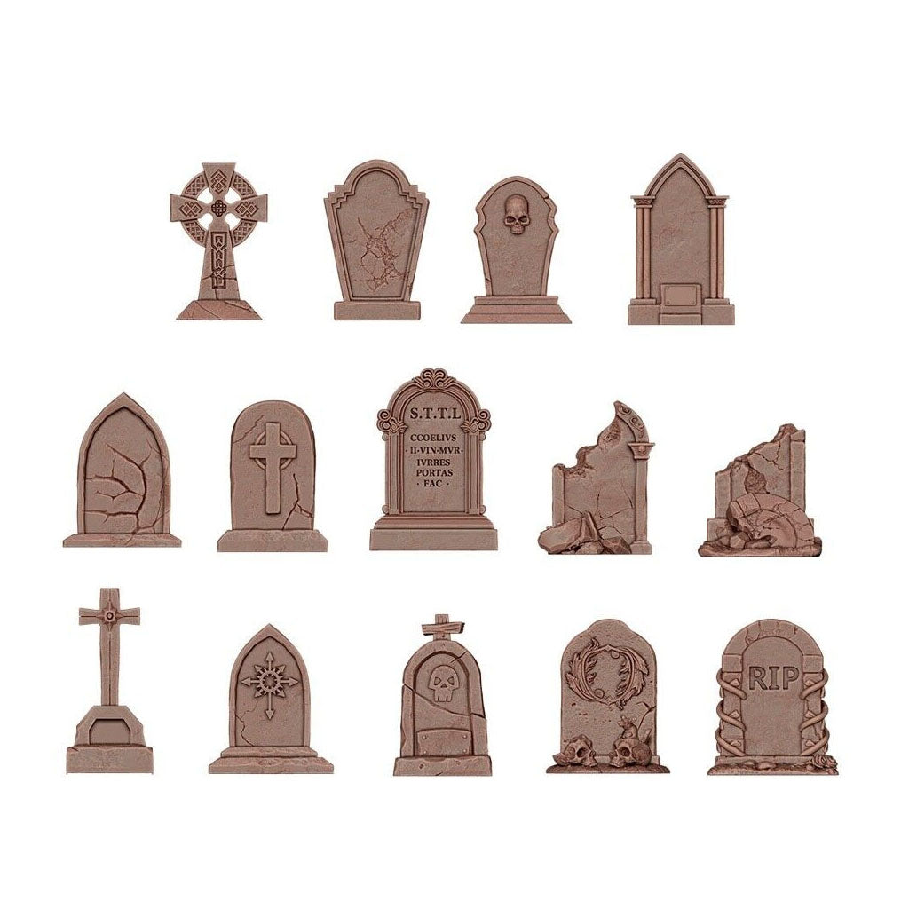 AK Interactive - Basing Bits - Tombstones - 14 Pieces
