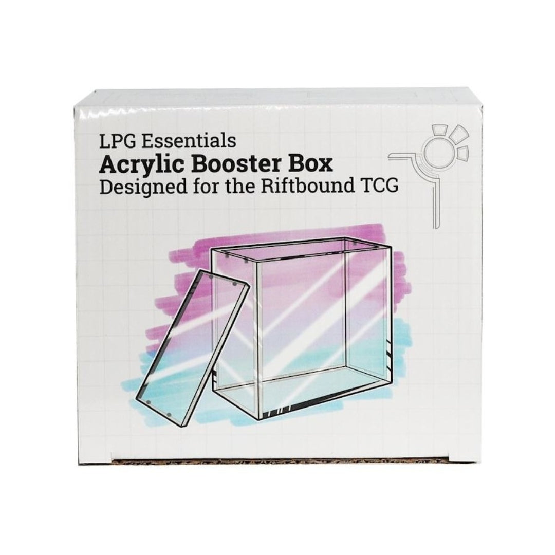 LPG Essentials - Acrylic Booster Box Protector (Riftbound) - Accessory