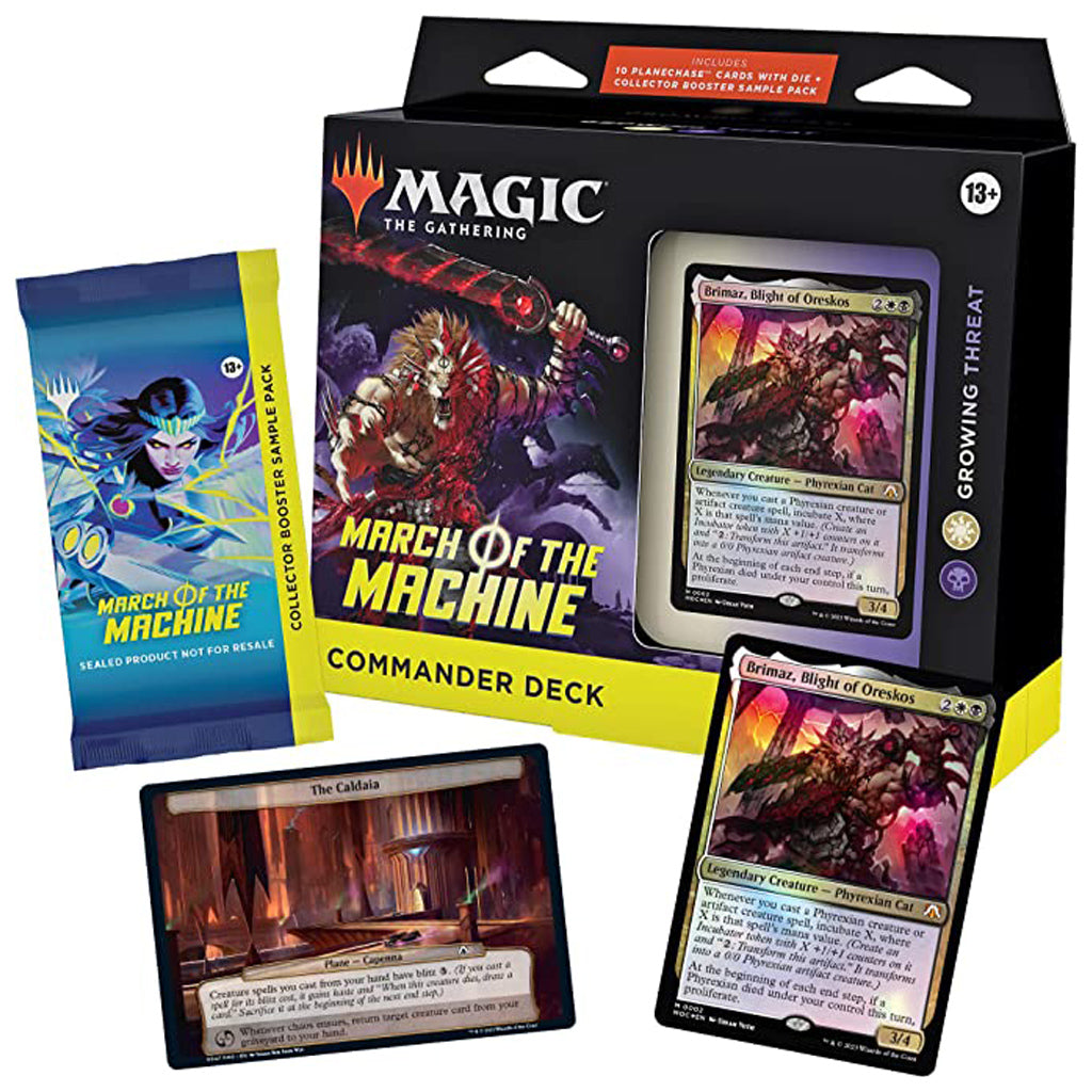 Magic The Gathering - March of The Machine Commander Deck (Growing Threat)