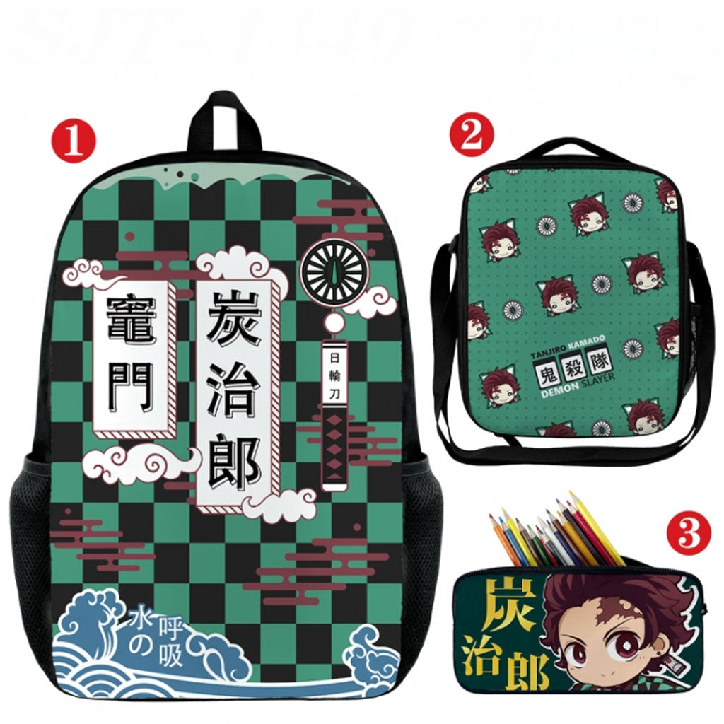 Demon Slayer - 3 Piece Backpack