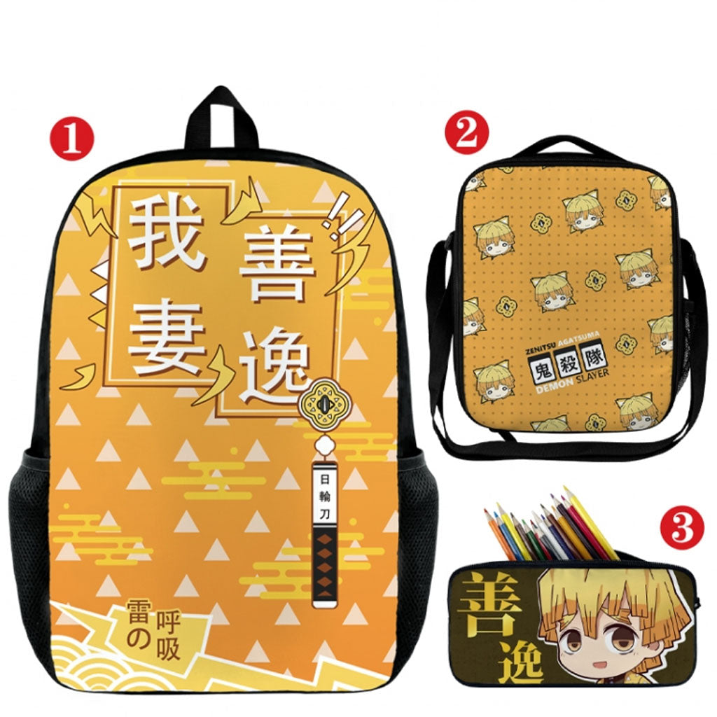 Demon Slayer - 3 Piece Backpack