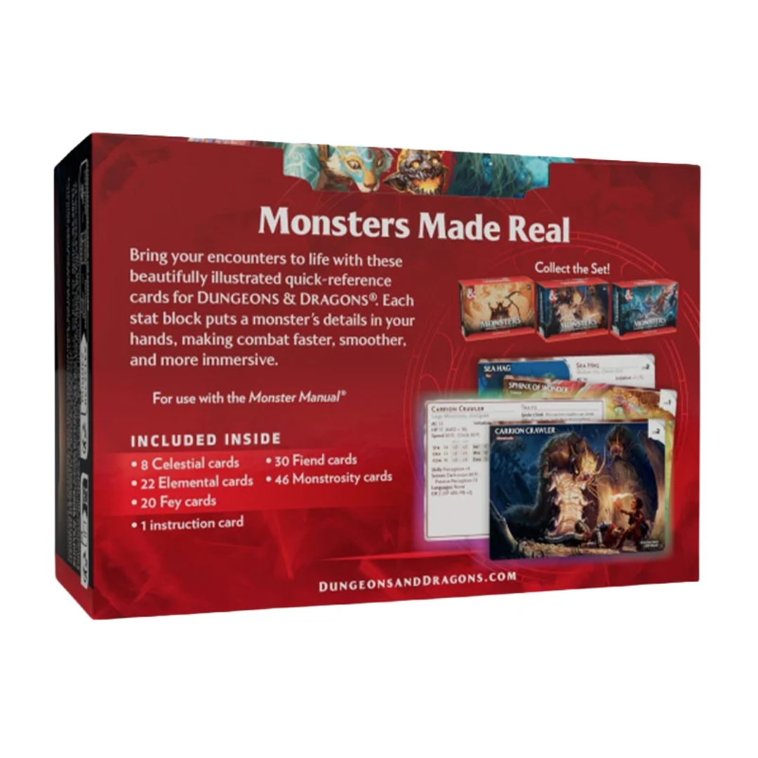D&amp;D Reference Cards - Monsters: Mystical and Menacing