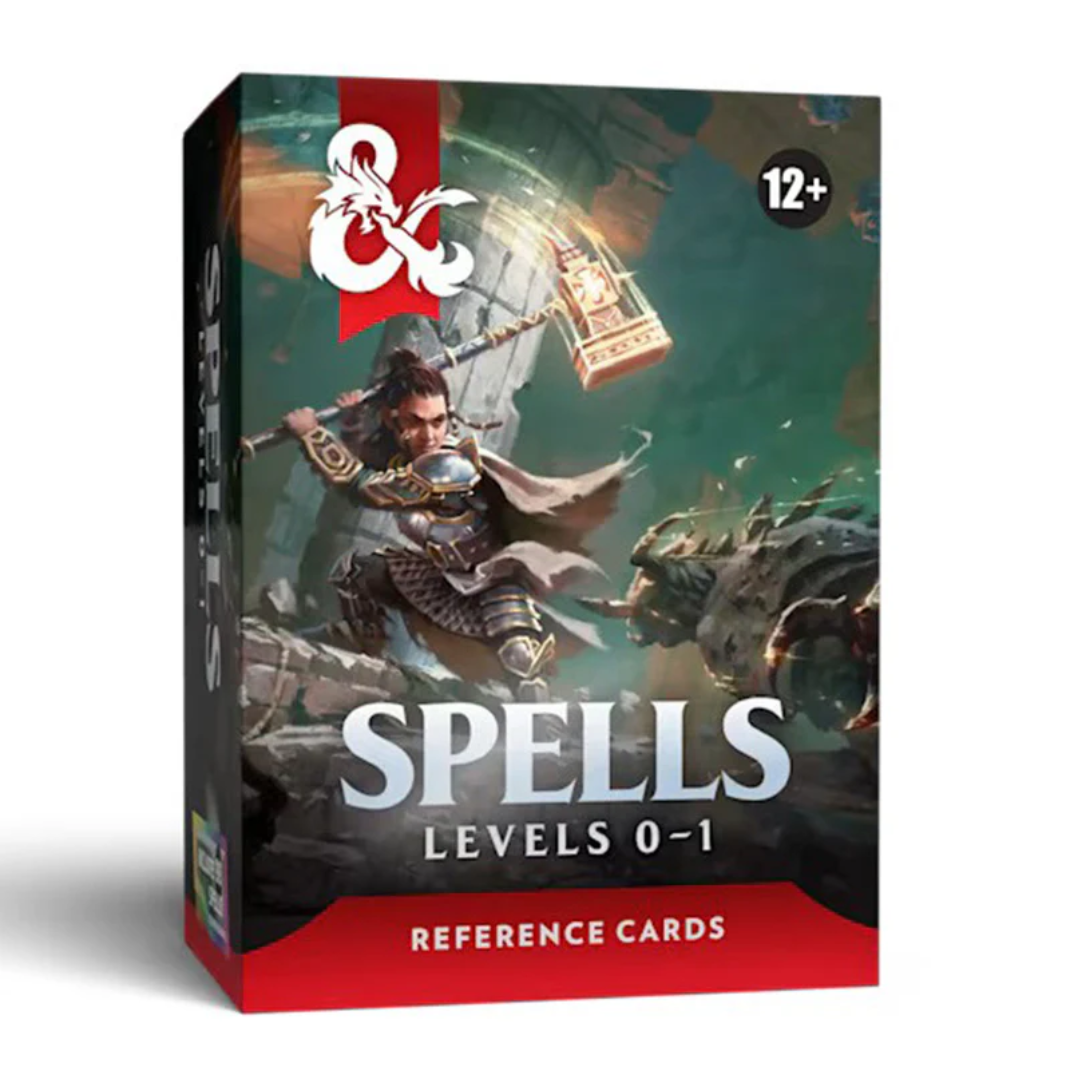 D&amp;D Reference Cards - Spells: Levels 0-1