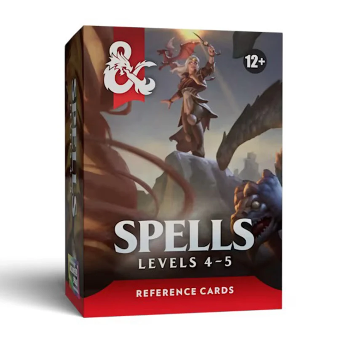 D&amp;D Reference Cards - Spells: Levels 4-5