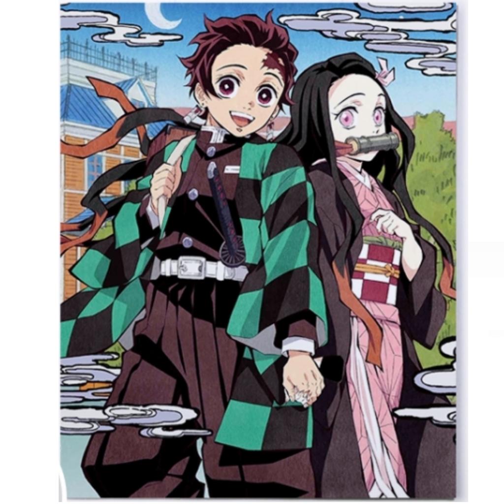Demon Slayer - Wooden Art Frame