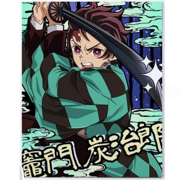 Demon Slayer - Wooden Art Frame - Comic Book Factory