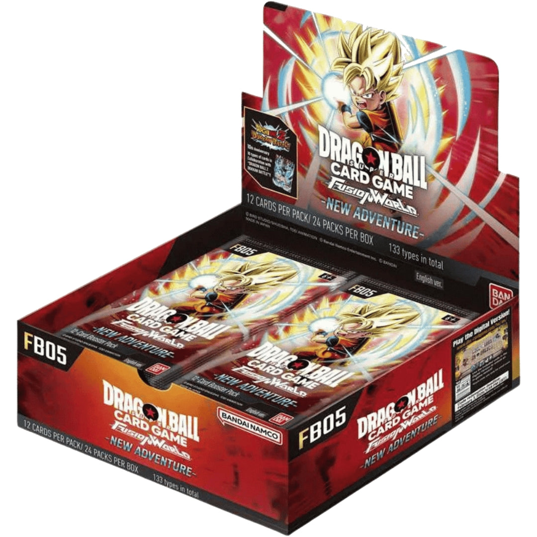 Dragon Ball Super Card Game: Fusion World Booster Box (New Adventure) [FB05]