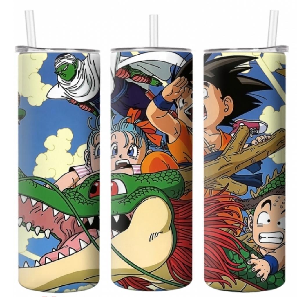 Dragon Ball - Metal Thermo w/ Straw