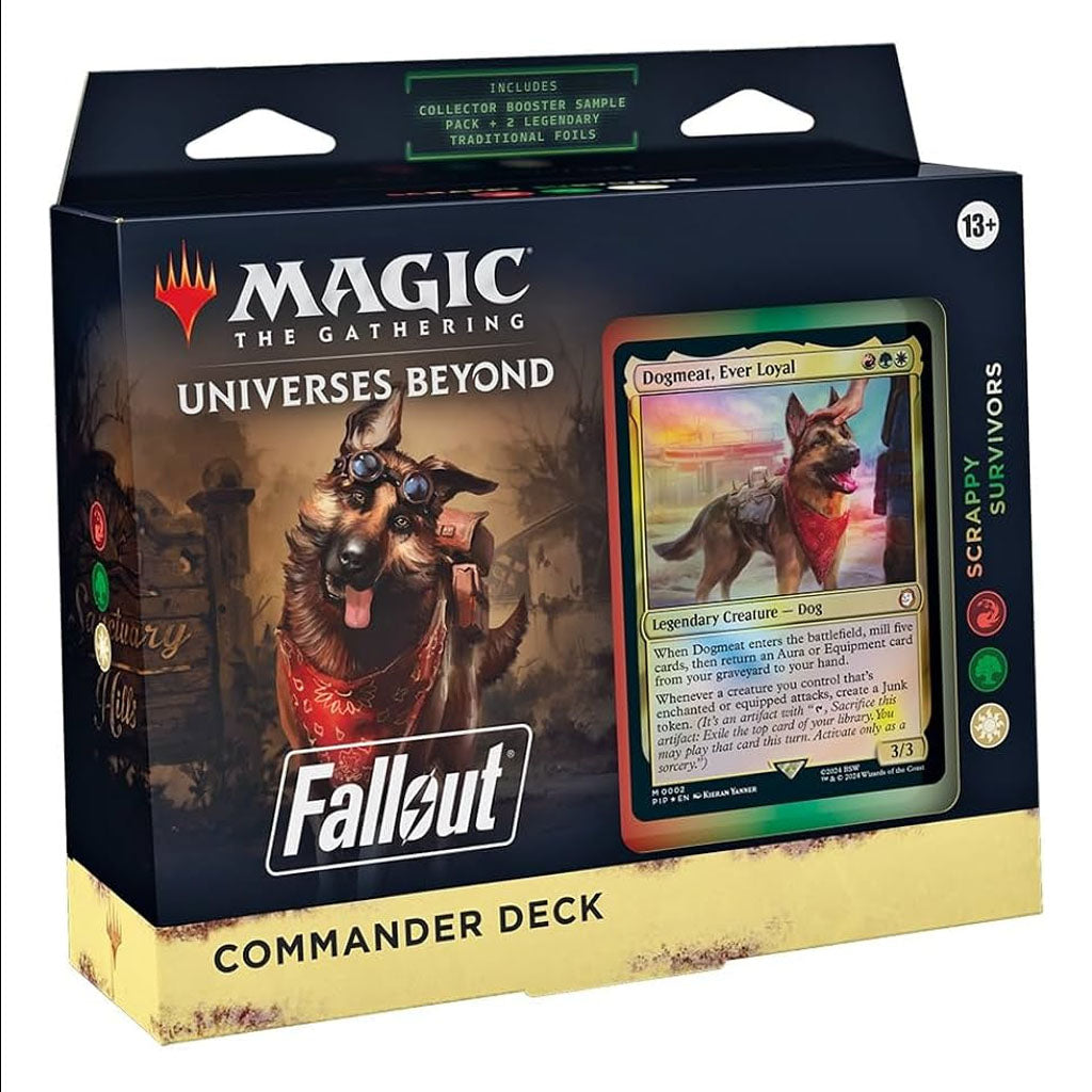 Magic The Gathering: Universes Beyond Fallout Commander Deck -  Scrappy Survivors