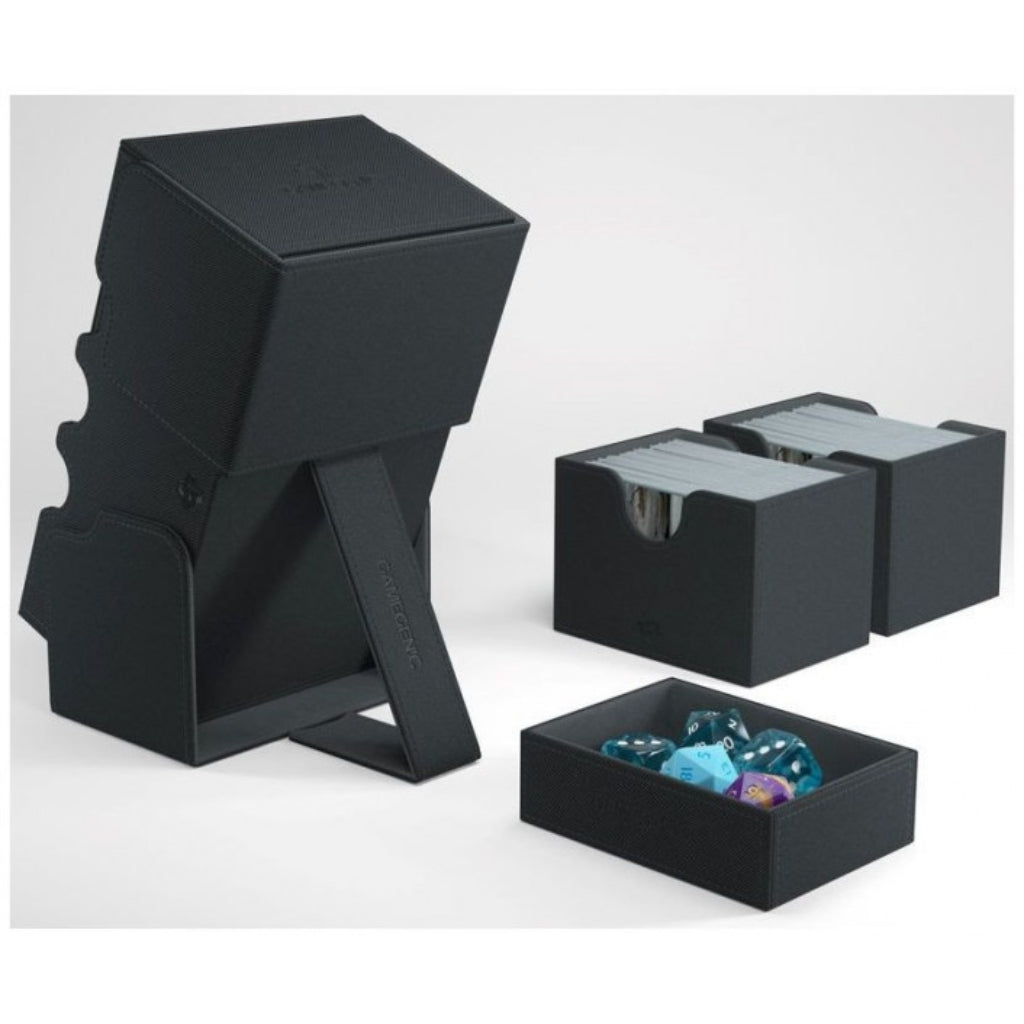 Gamegenic - Sidekick Convertible Deck Box 200+ Black