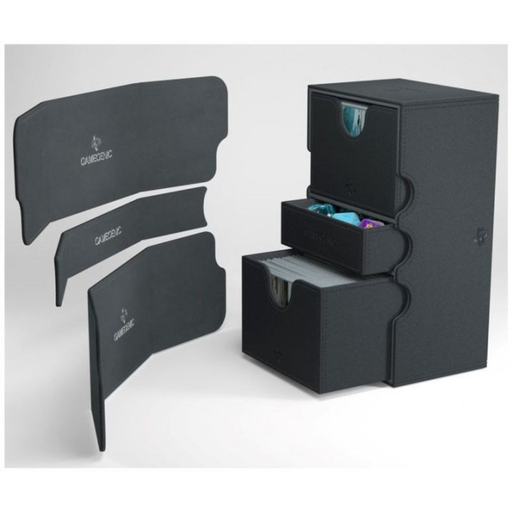 Gamegenic - Sidekick Convertible Deck Box 200+ Black