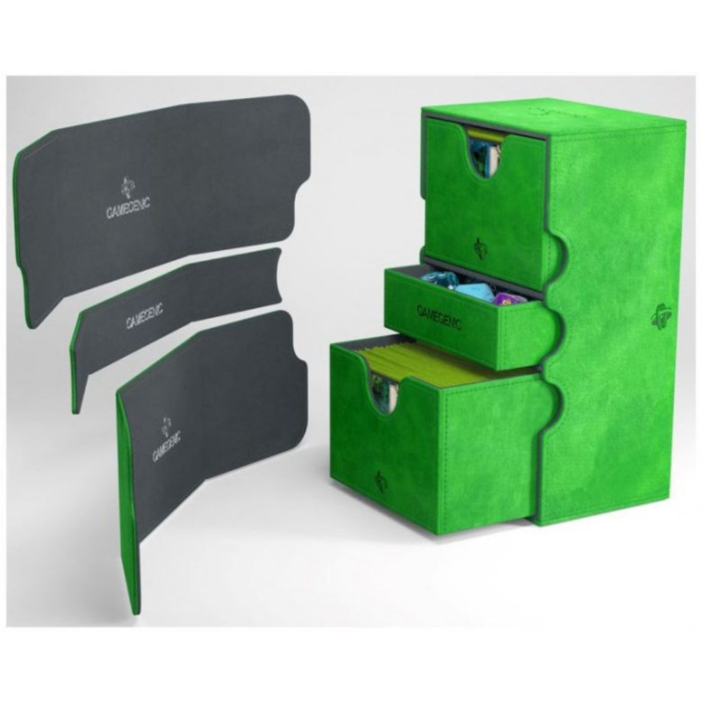 Gamegenic - Sidekick Convertible Deck Box 200+ Green