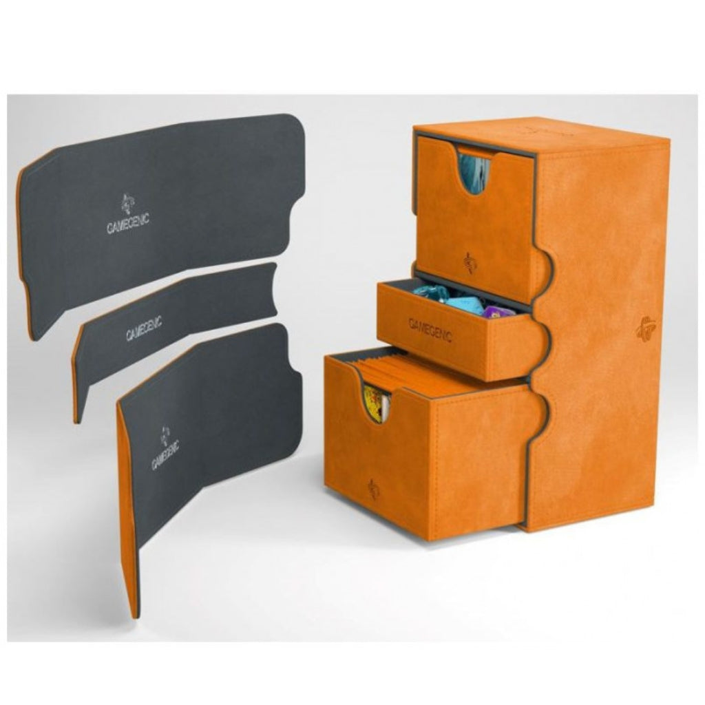 Gamegenic - Sidekick Convertible Deck Box 200+ Orange