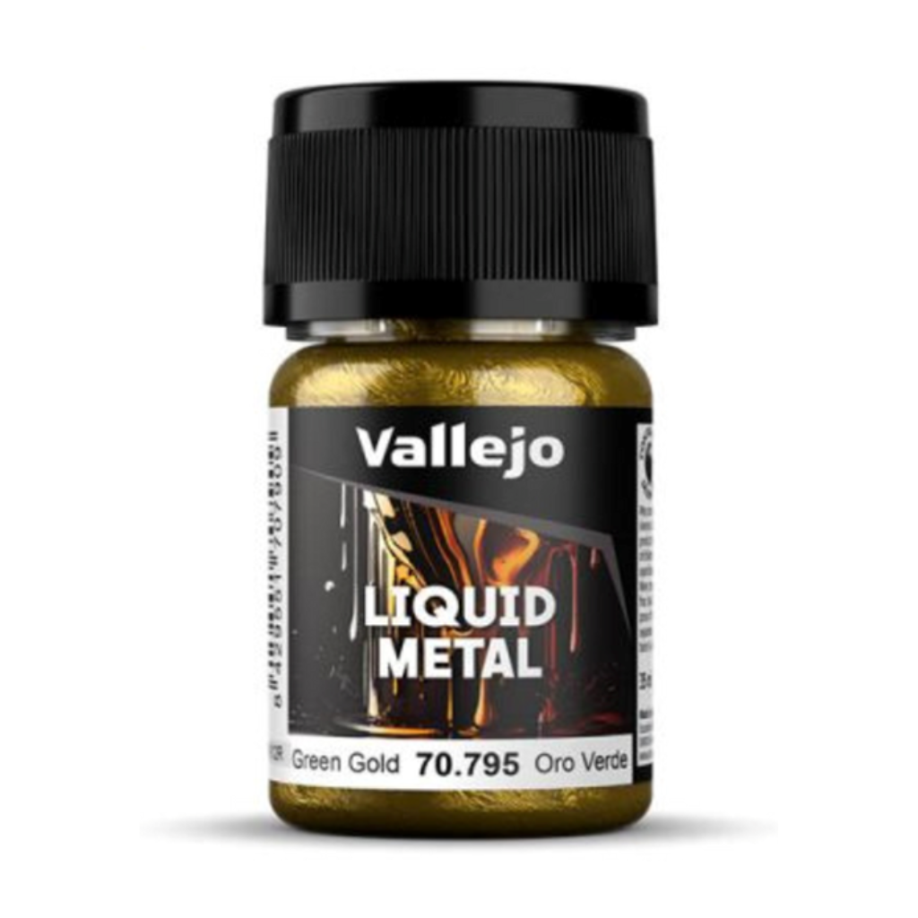 Vallejo Liquid Metal - Green Gold 35 ml