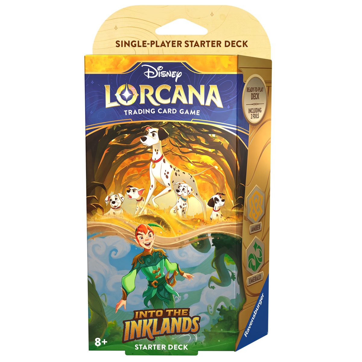 Disney Lorcana - Into the Inklands Starter Deck - Amber/Emerald