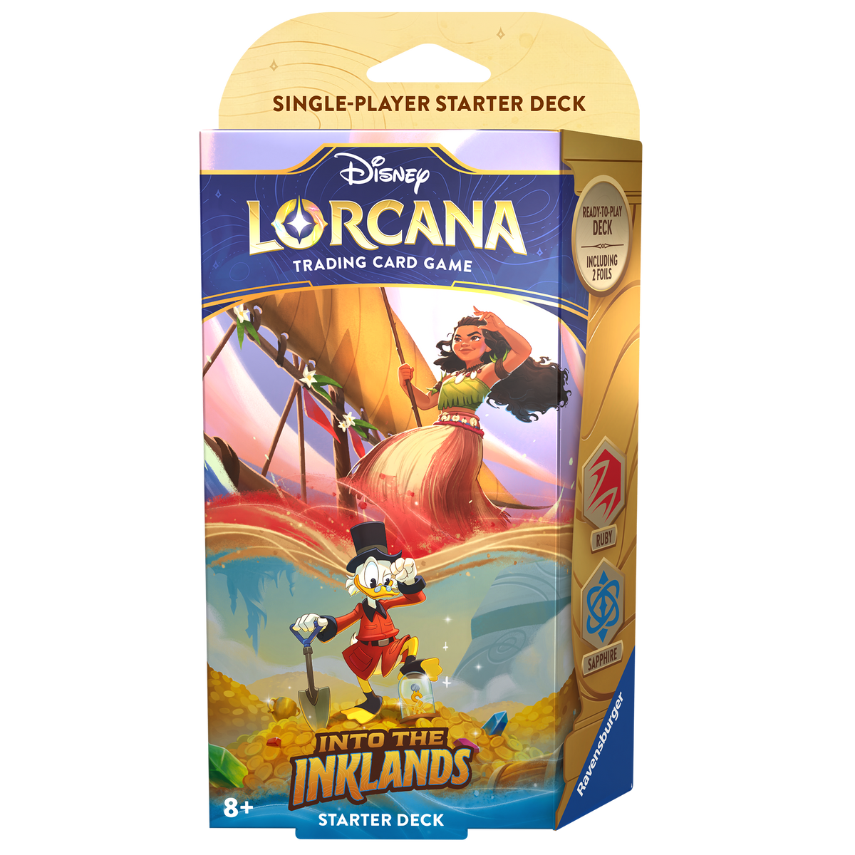 Disney Lorcana - Into the Inklands Starter Deck - Ruby/Sapphire