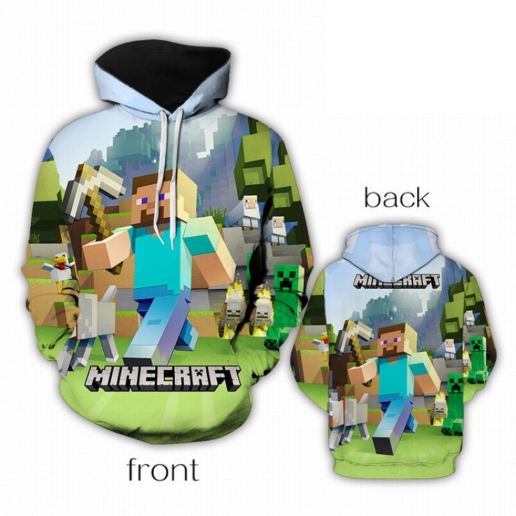 Minecraft - Full Colour Hoodie (L)